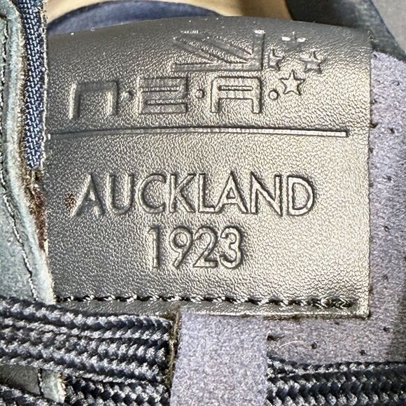 NZA Aukland 1923 Mens Size 10 Low Top Sneakers Shoes Blue Green Suede Comfort main image 10